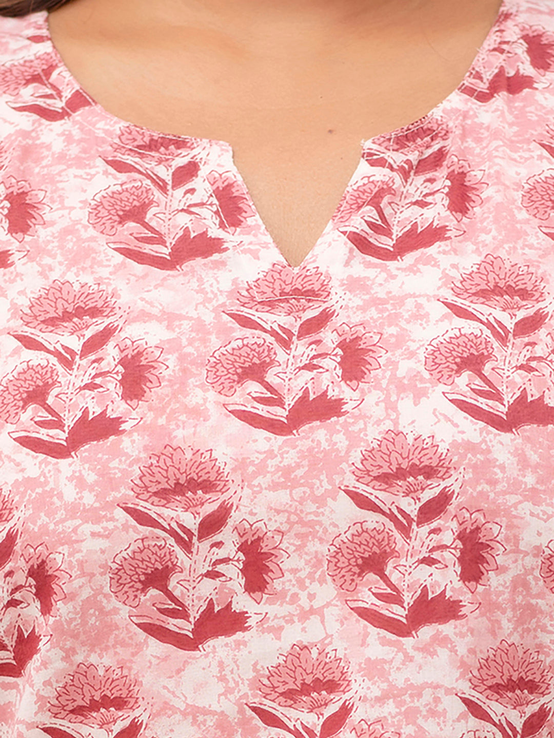 Floral Printed Pure Cotton Night Suits FRLW9043
