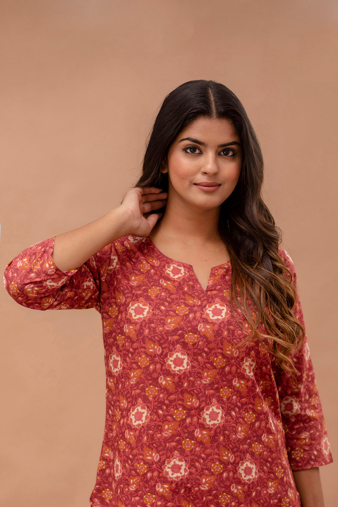 Floral Printed Pure Cotton Night Suits FRLW9047