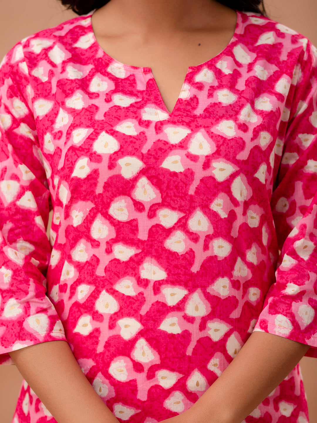 Floral Printed Pure Cotton Night Suits FRLW9041
