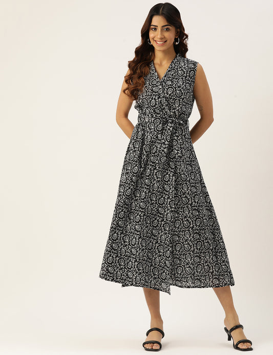 Wrap Around Angrakha Dress