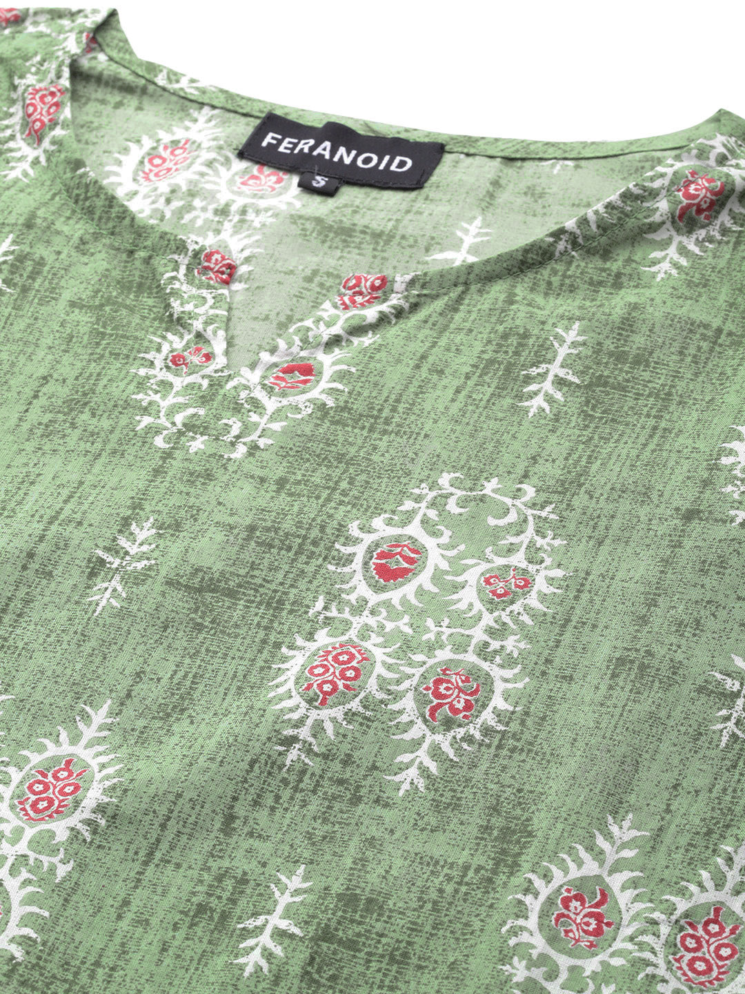 Floral Printed Pure Cotton Night Suits FRLW9055