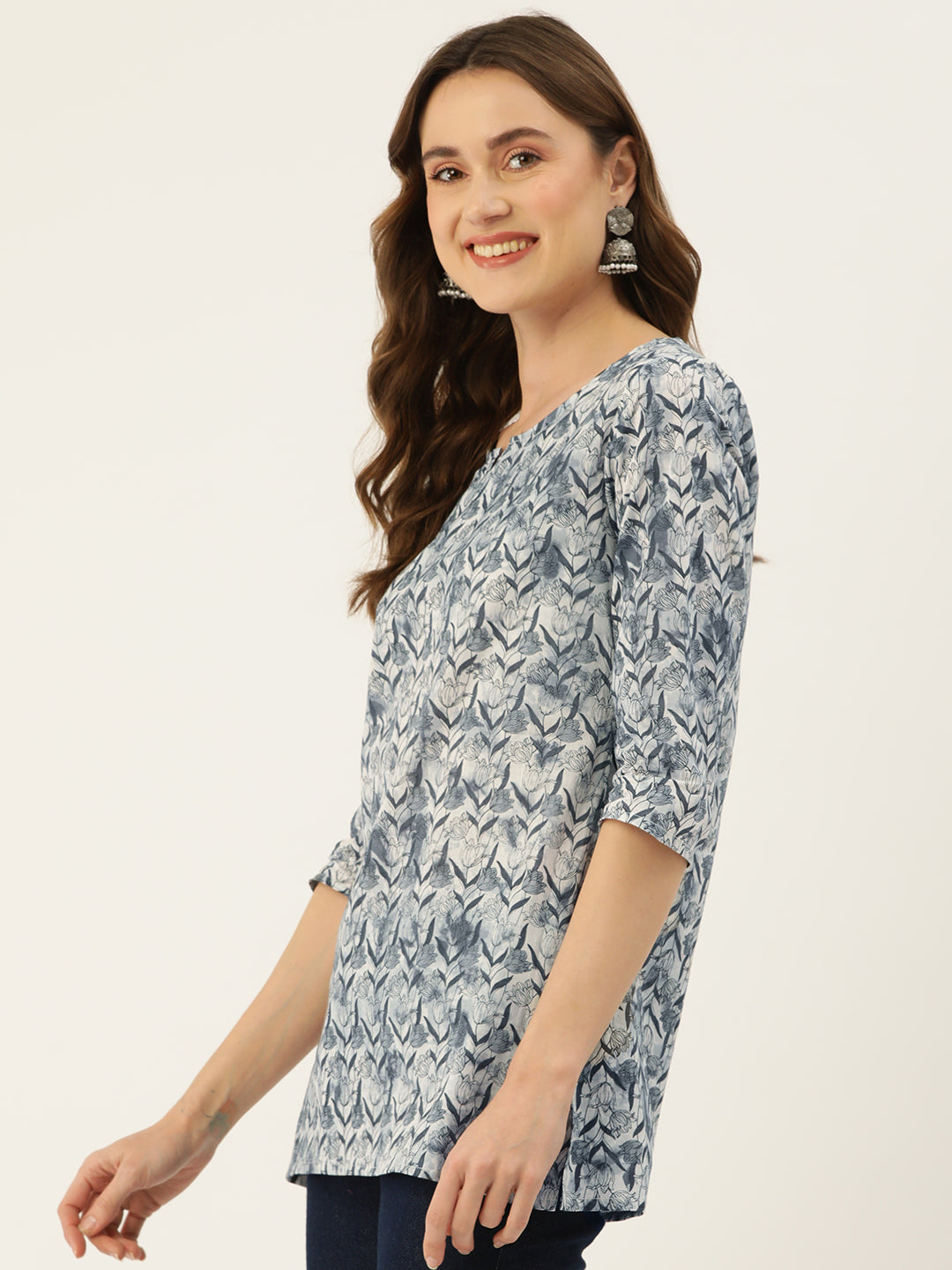 Feranoid Designer V-Neck Top FRKT6363