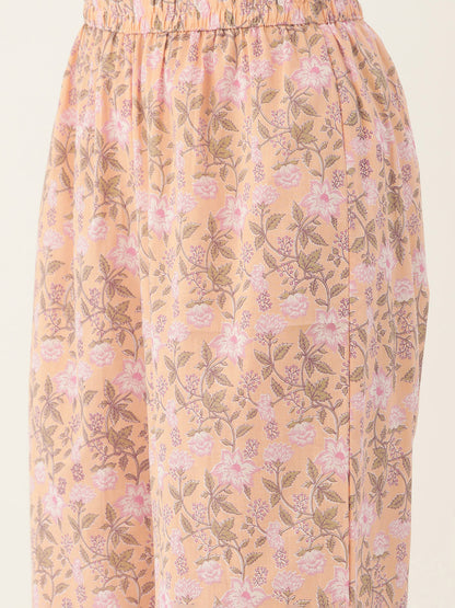 Floral Printed Pure Cotton Night Suits FRLW9053