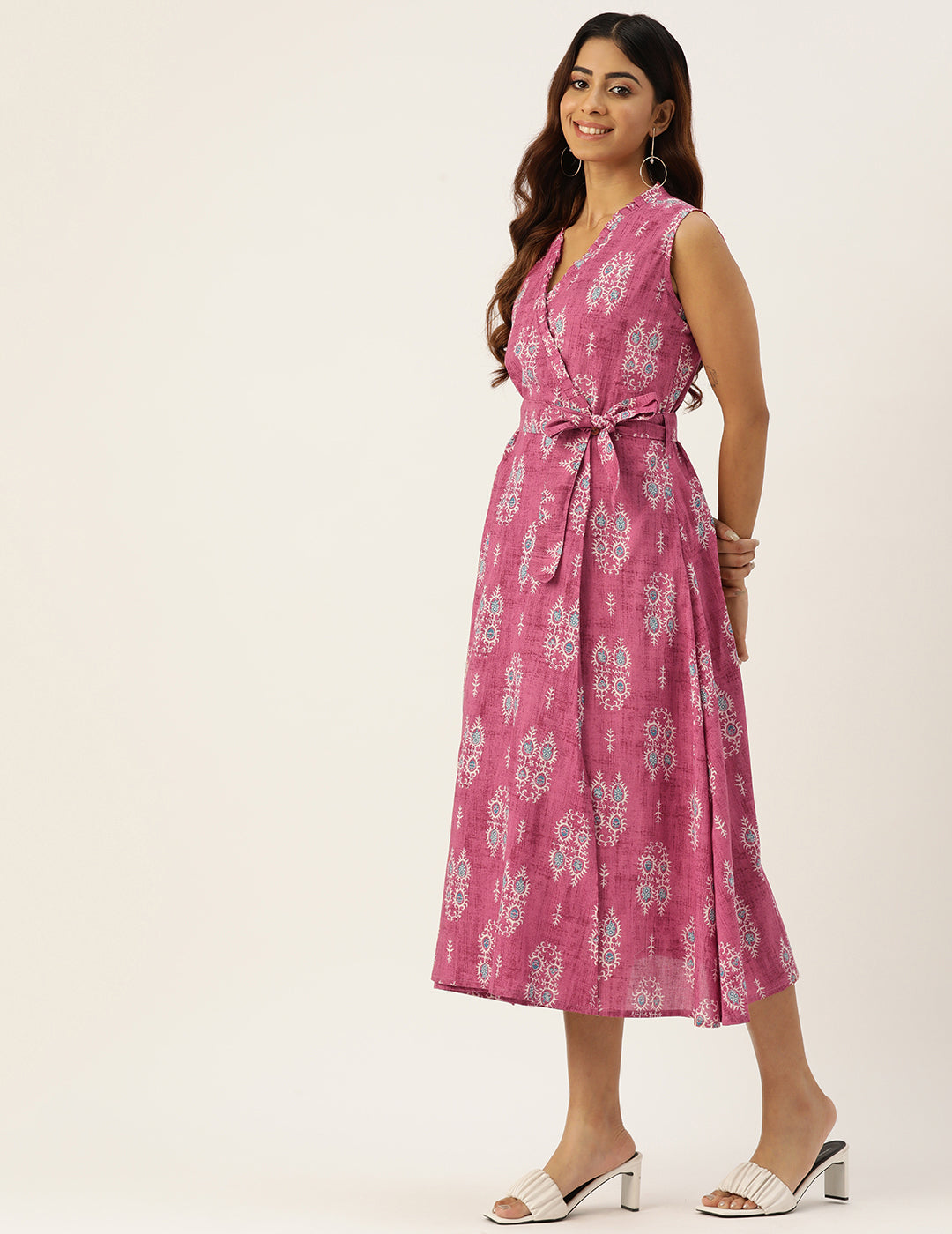 Wrap Around Angrakha Dress