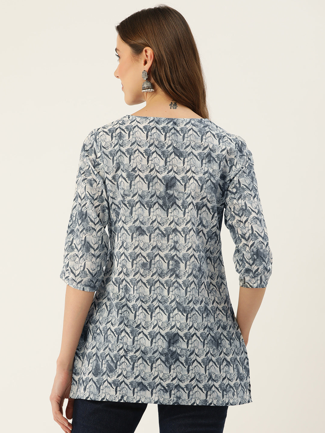 Feranoid Designer V-Neck Top FRKT6363