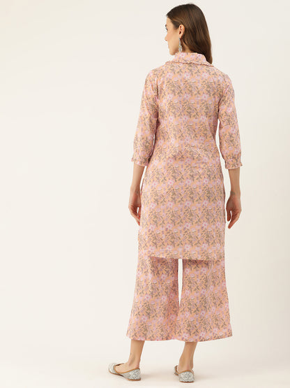 Floral Printed Pure Cotton Night Suits FRLW9053