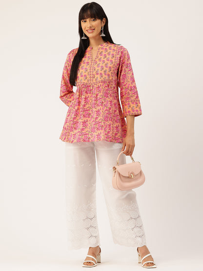 Mandarin Collar Top – Modern Elegance & All-Day Comfort, Sizes M-3XL