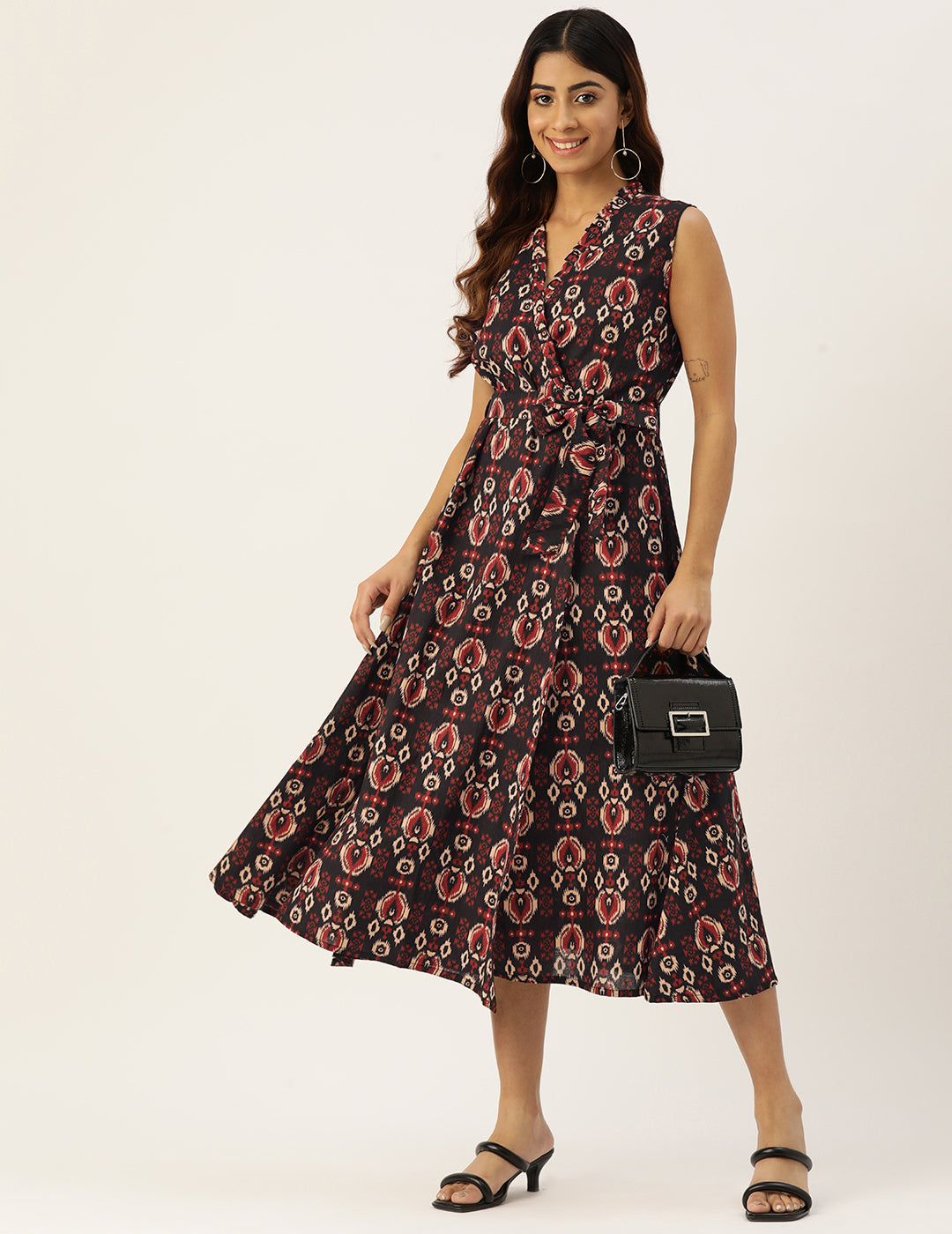 Wrap Around Angrakha Dress