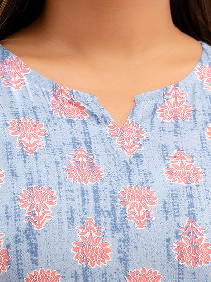 Floral Printed Pure Cotton Night Suits FRLW9028