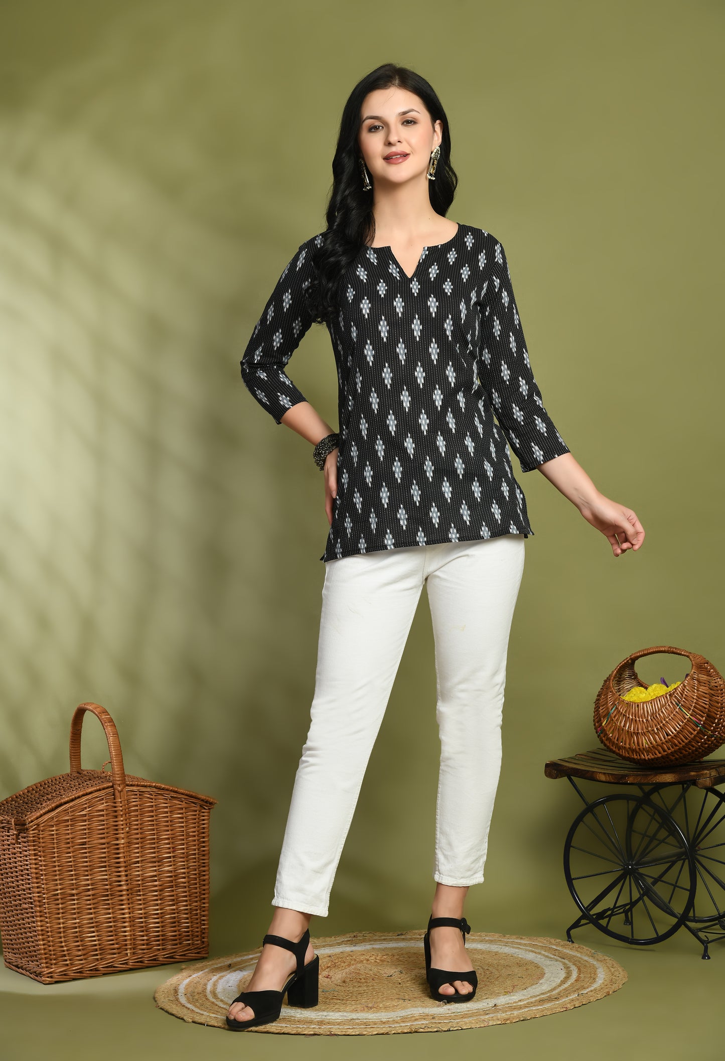 V-Neck Tops FRKT6435