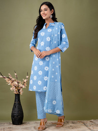 Women Kurta Pant Set FRKT6719