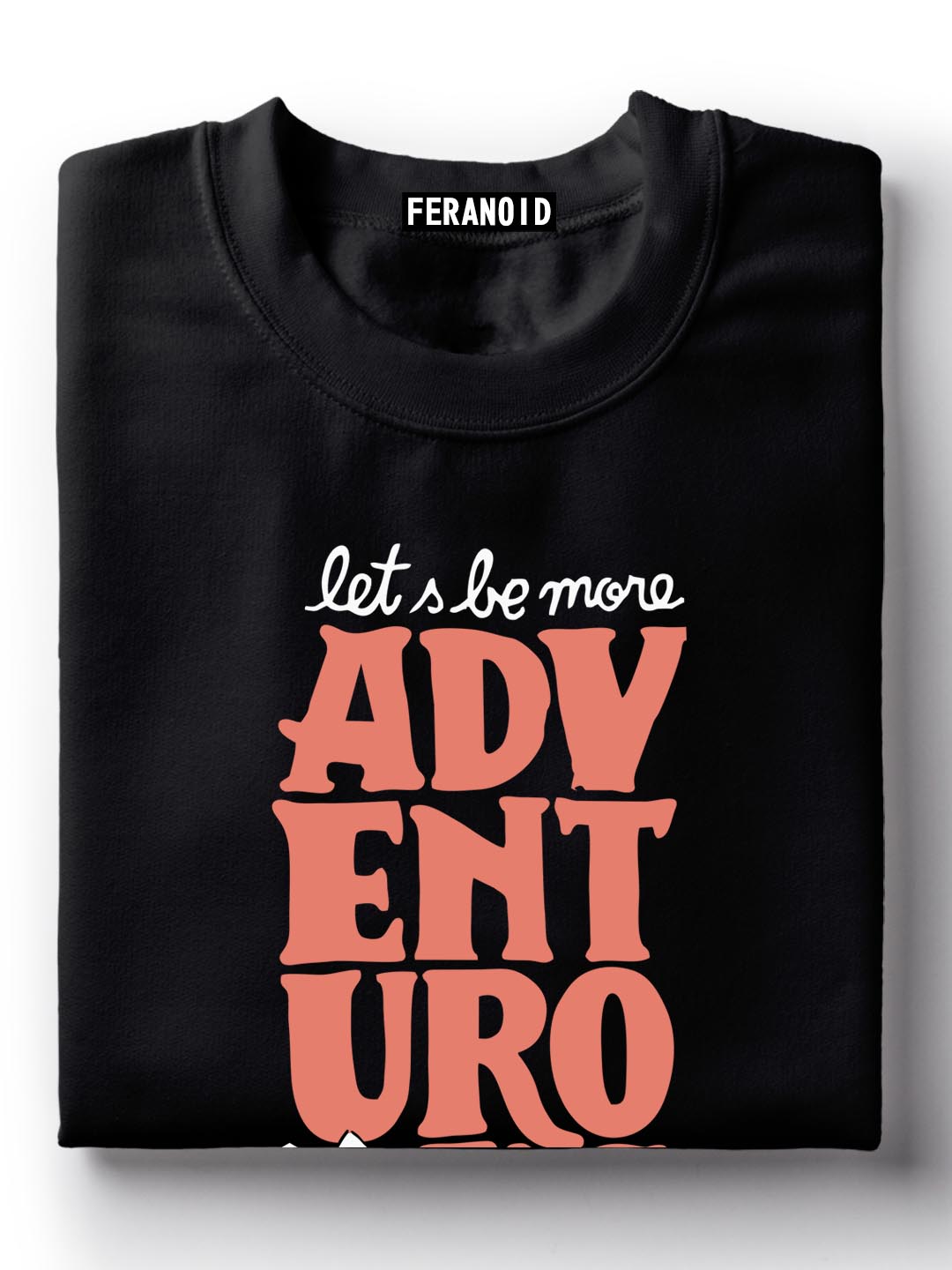 Adventurous Black T-Shirt