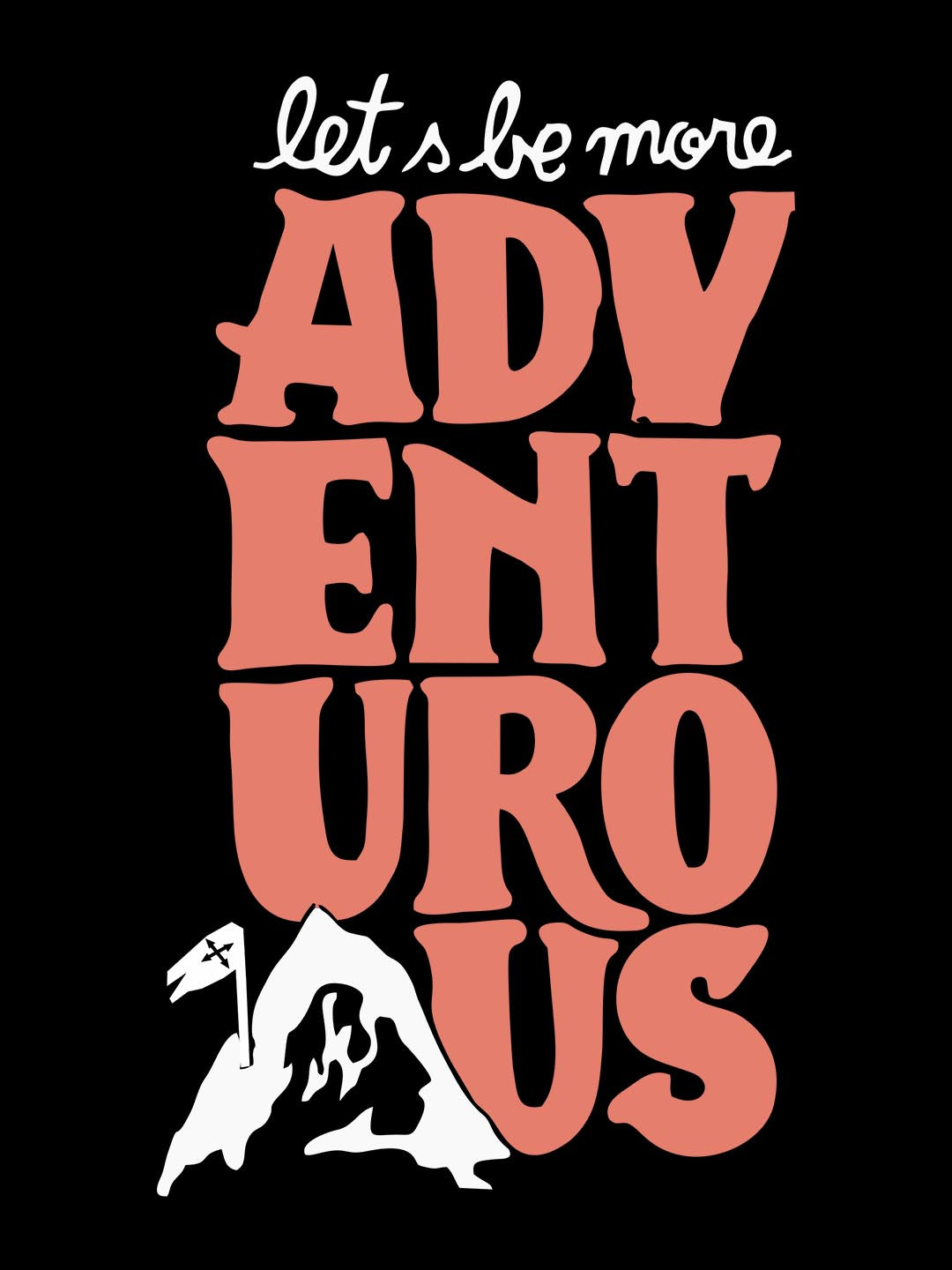 Adventurous Black T-Shirt