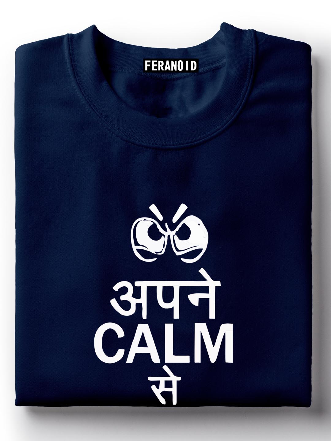 Apne Calm Se Calm Blue T-Shirt