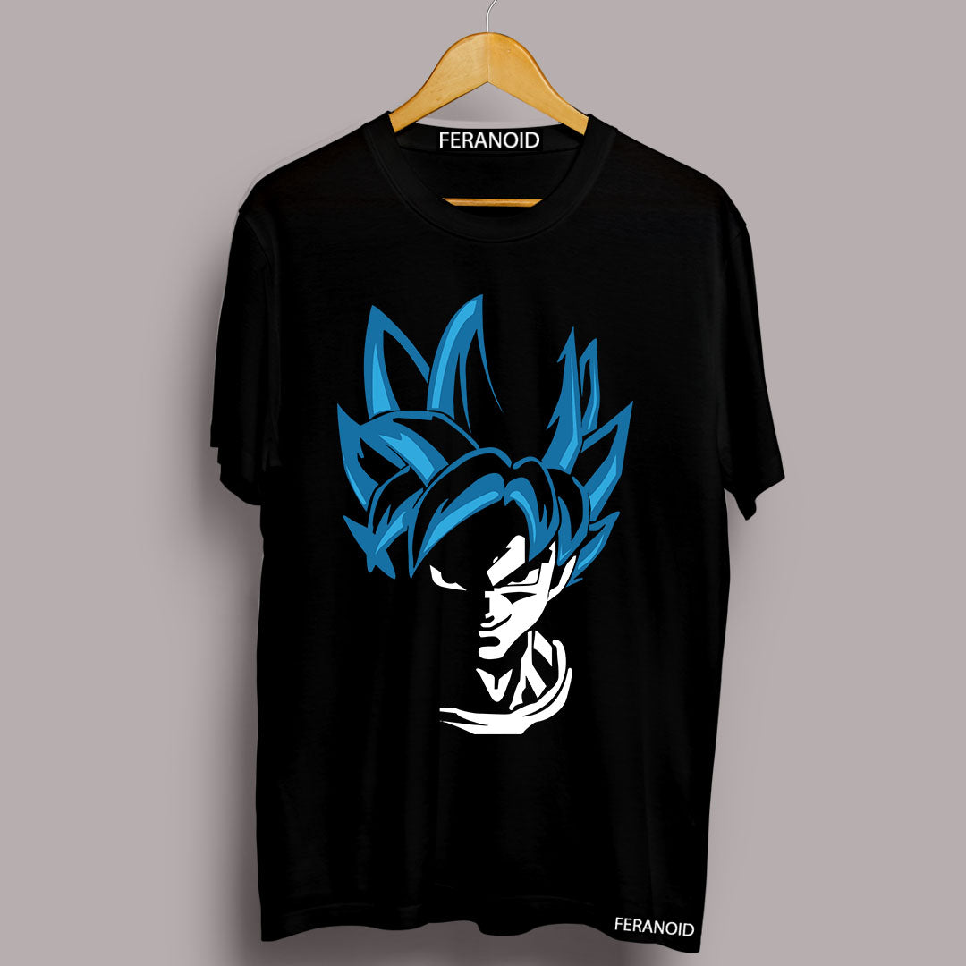 Blue Goku Black T-Shirt