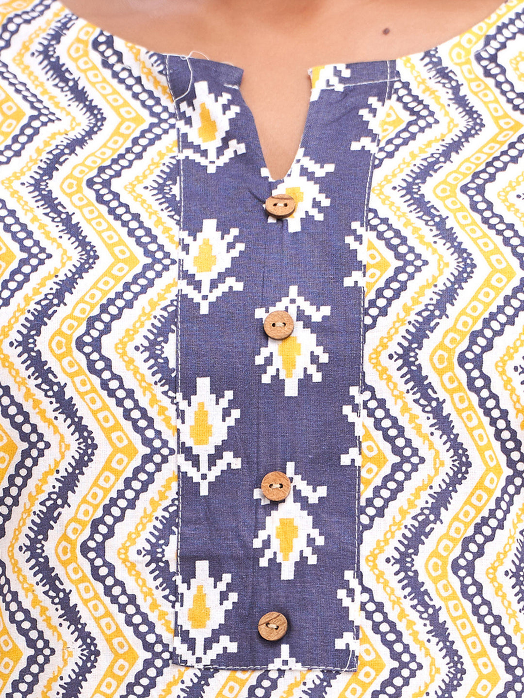 Women Cotton Printed Short Kurti