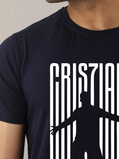 Cristiano Ronaldo Blue T-Shirt