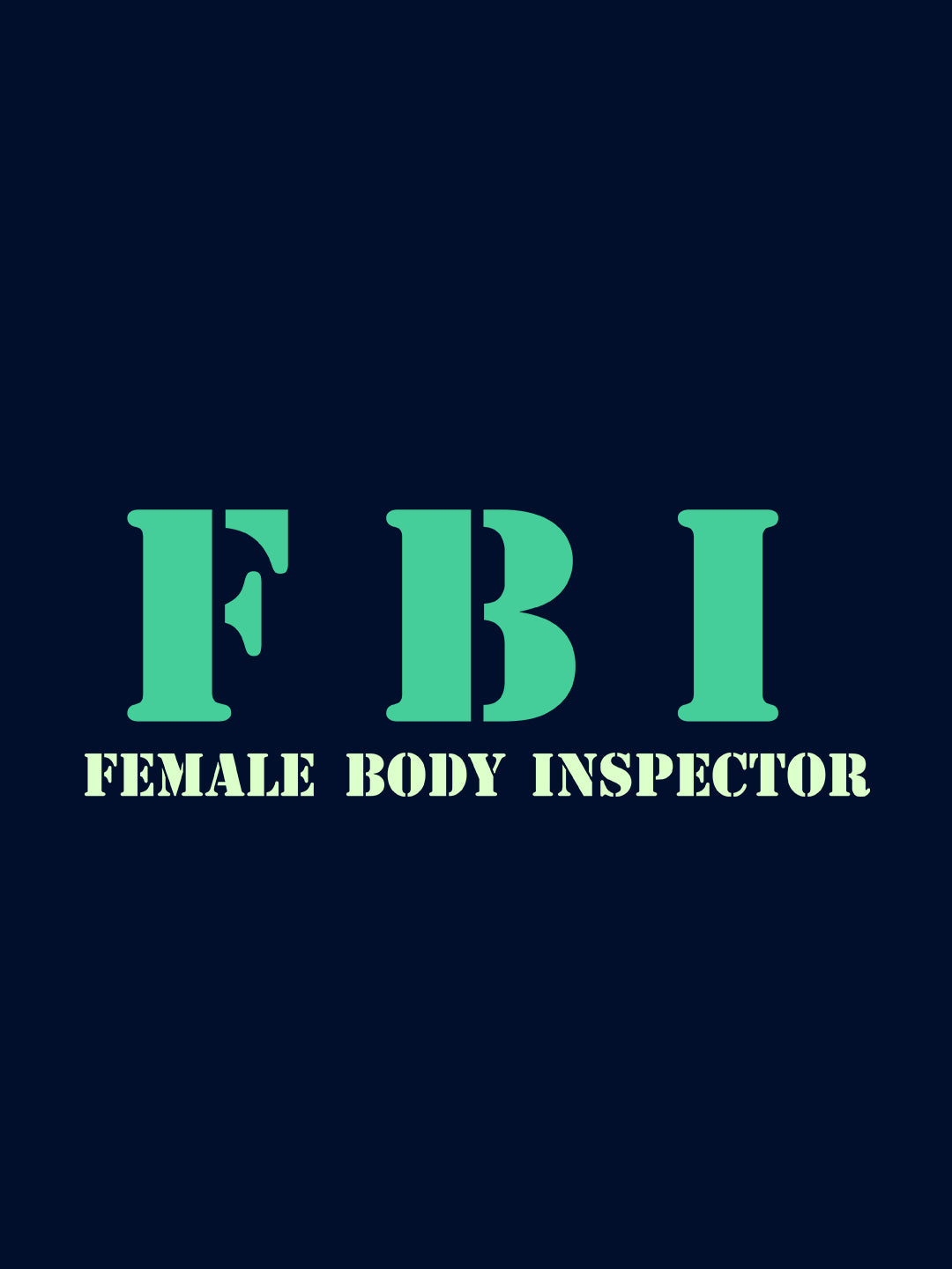 Fbi Blue T-Shirt