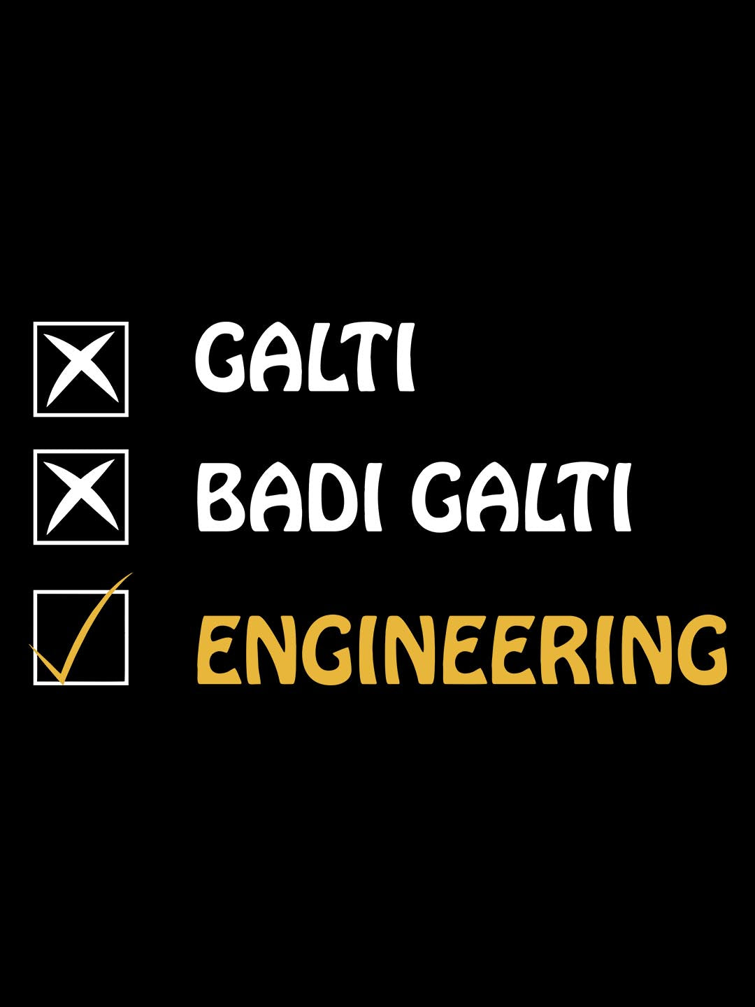 Galti Engineering Black T-Shirt