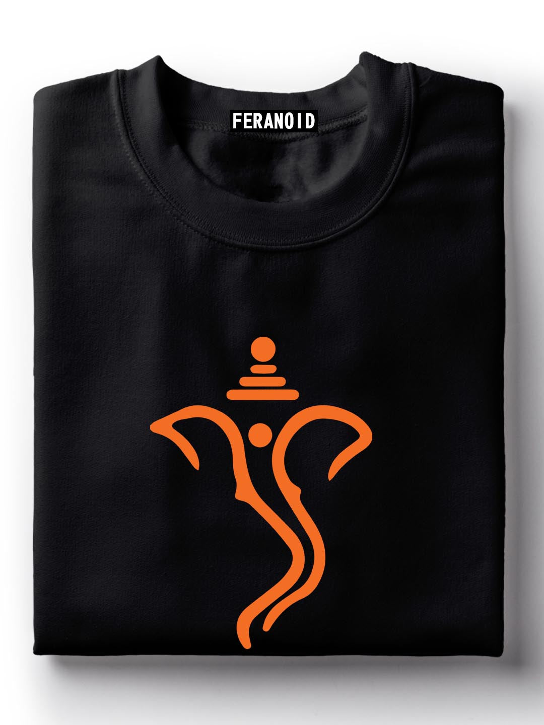 Ganesh Ji Black T-Shirt