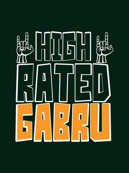 High Rated Gabru Green T-Shirt