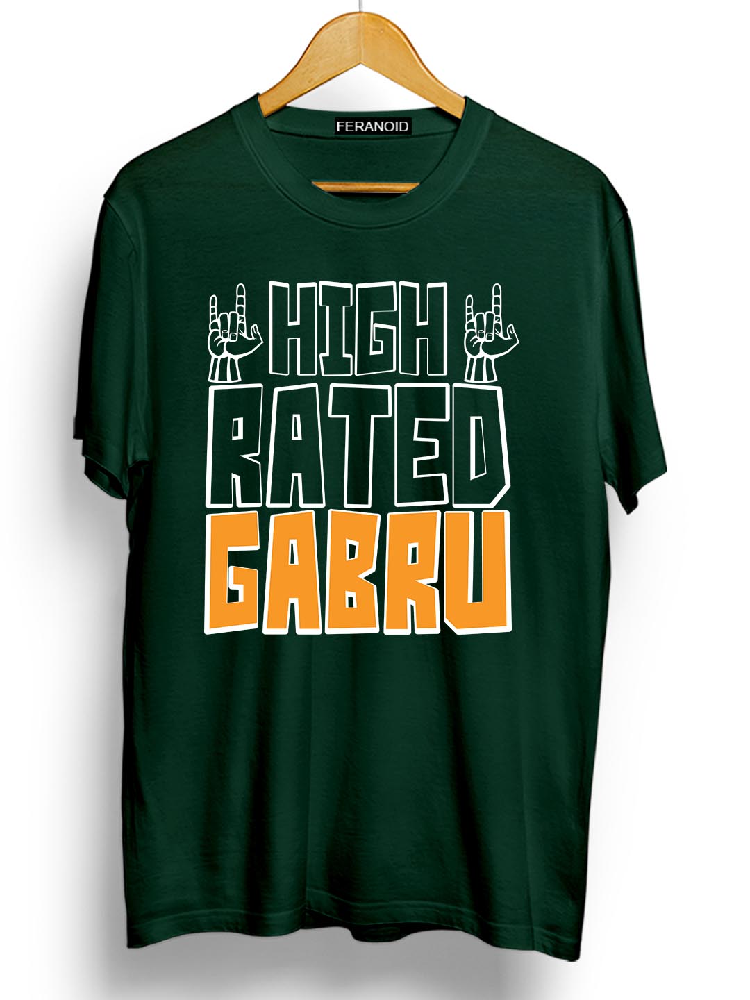 High Rated Gabru Green T-Shirt