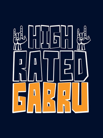 High Rated Gabru Blue T-Shirt
