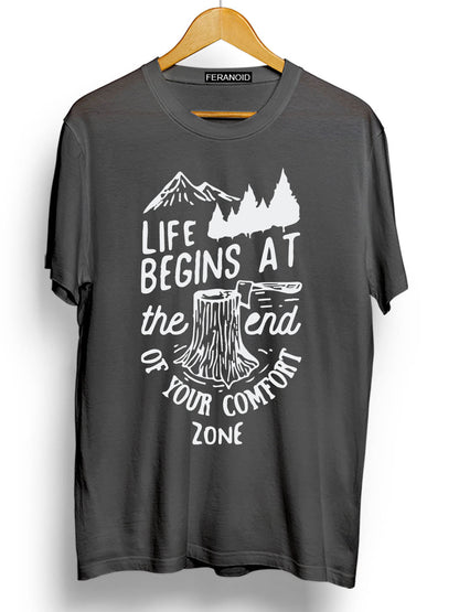 Life Begins Black T-Shirt