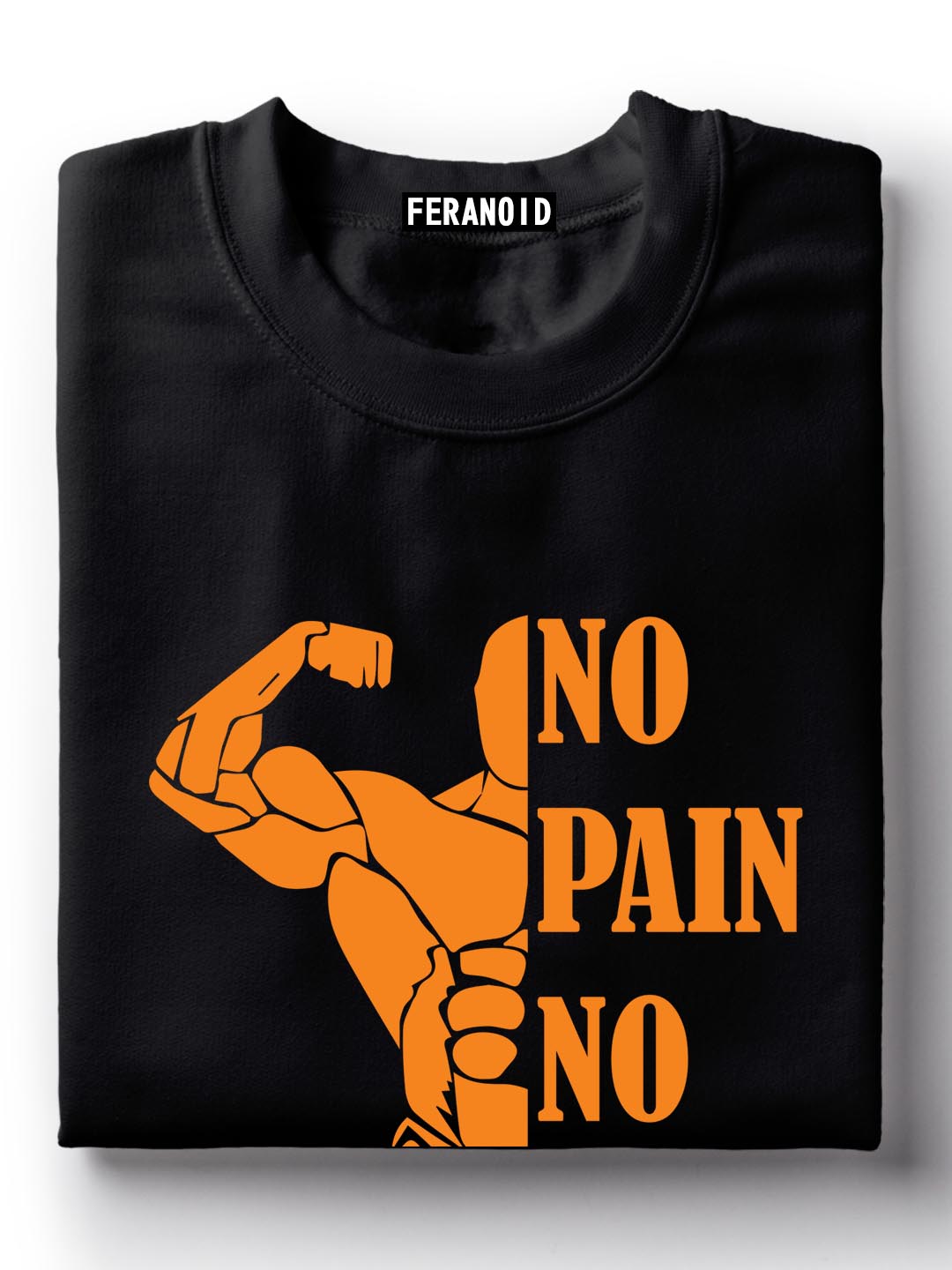 No Pain No Gain Black T-Shirt