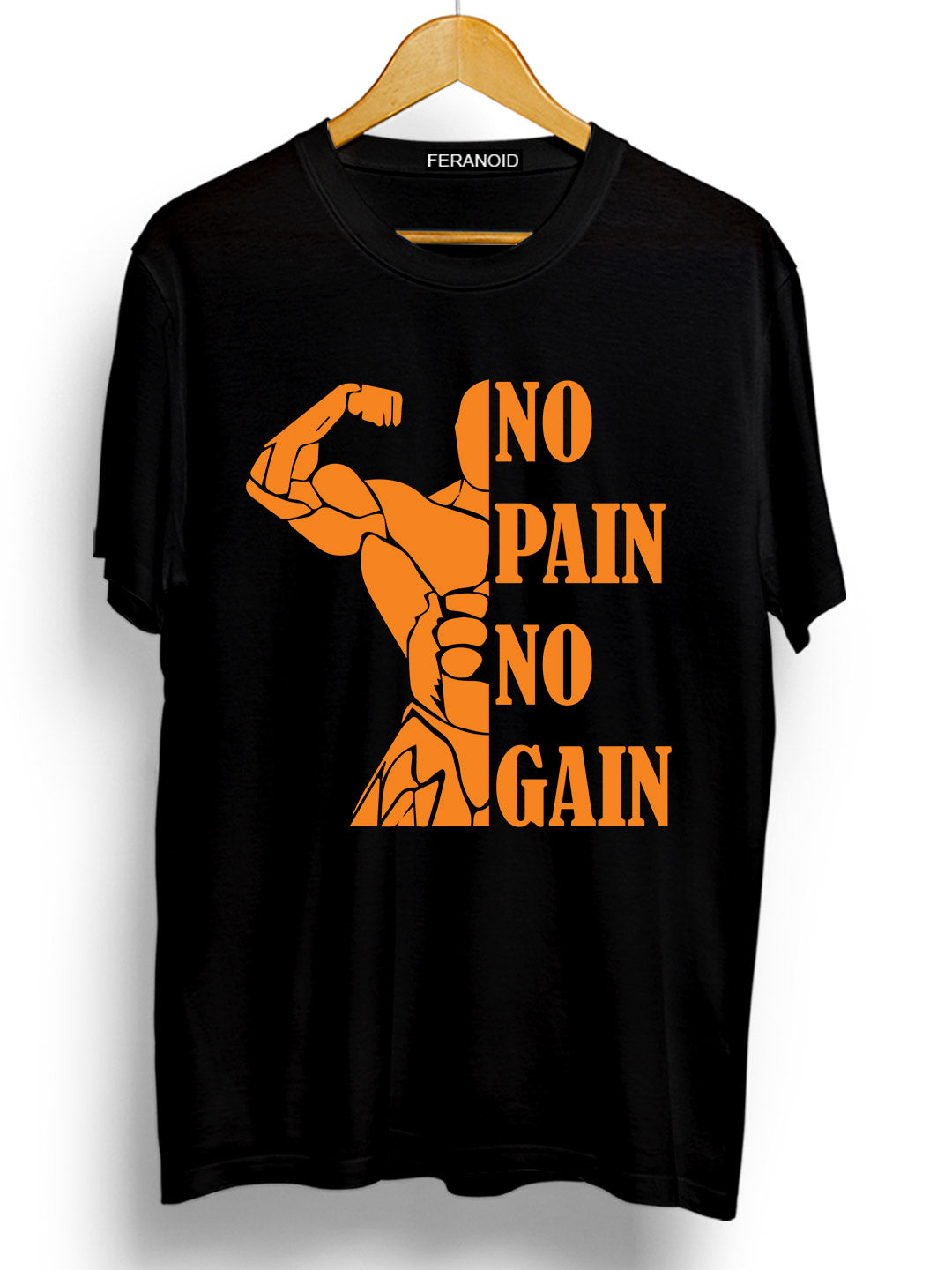 No Pain No Gain Black T-Shirt