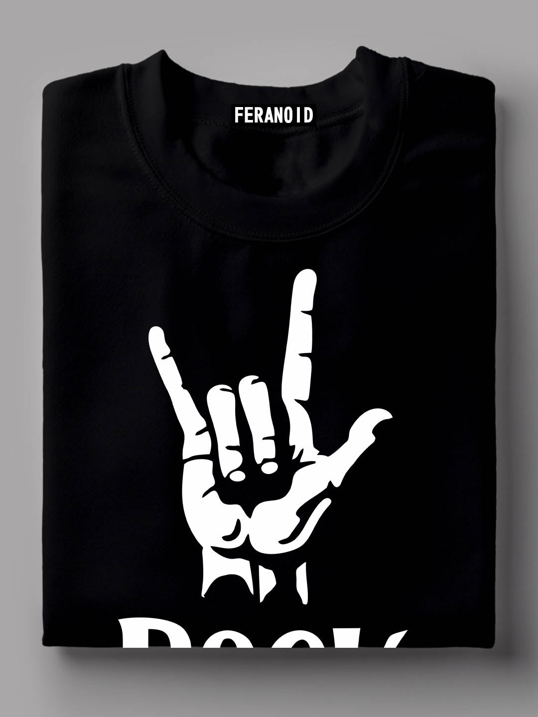 Rock Hand Black T-Shirt