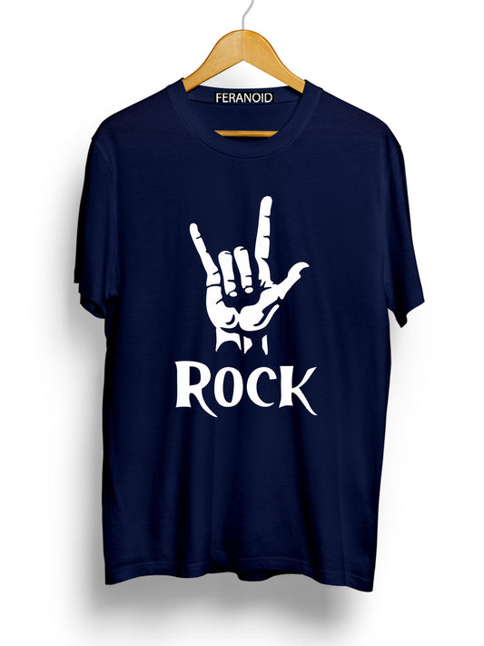 Rock Hand Blue T-Shirt