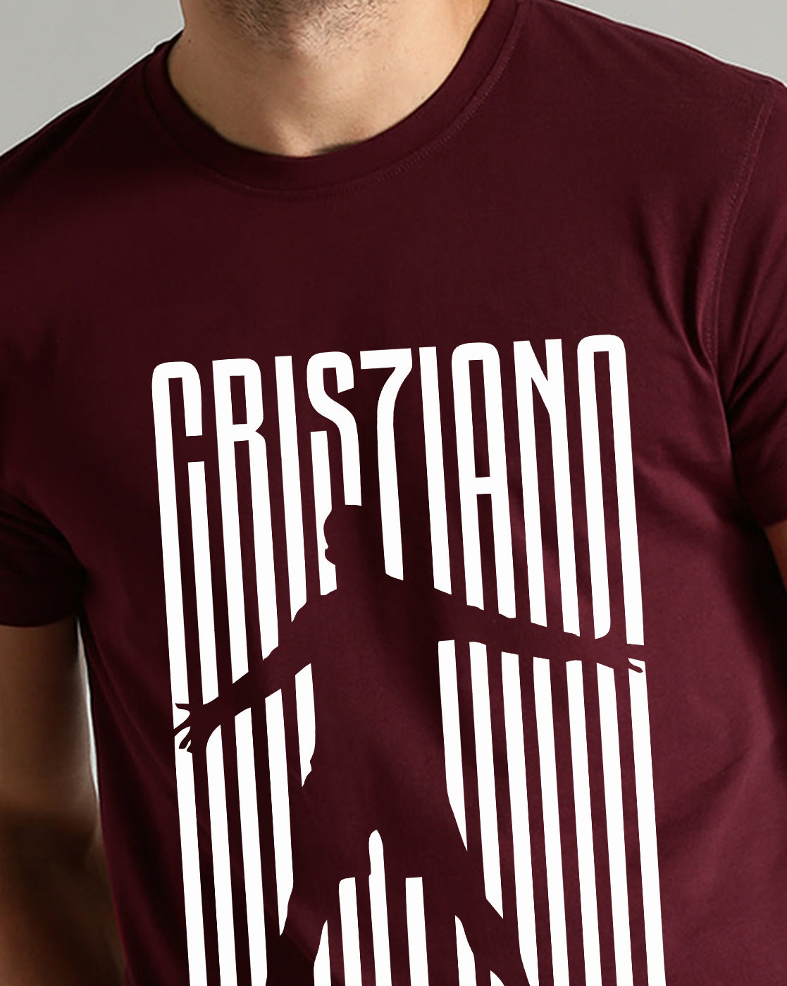 CristianoRonaldo Maroon T-Shirt