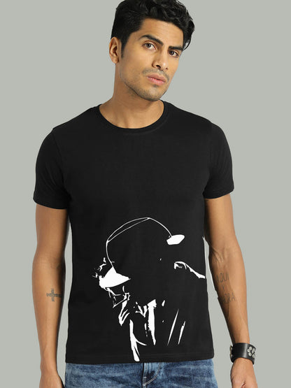 Smoke Man Black T-Shirt