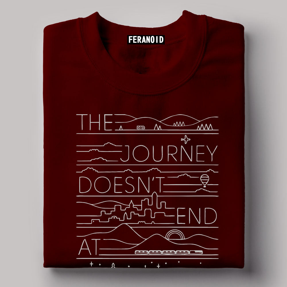 The Journey Maroon T-Shirt