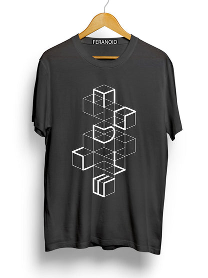 White Boxes Grey T-Shirt