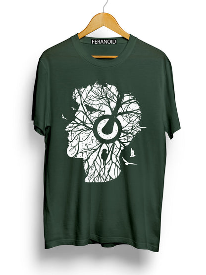 Woods Roots Music  Light Green T-Shirt