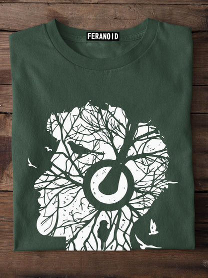 Woods Roots Music  Light Green T-Shirt