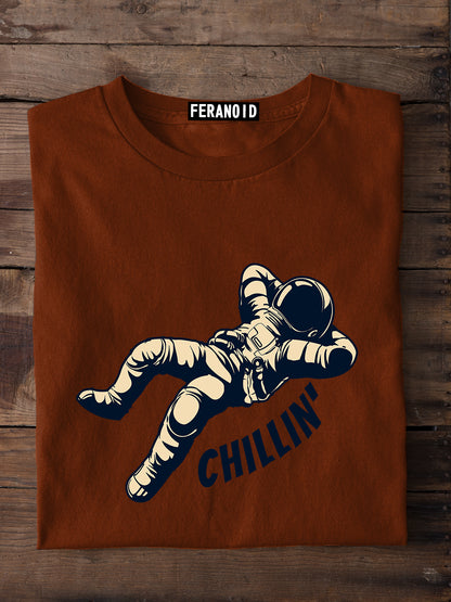 Just Chillin Rust Brown T-shirt
