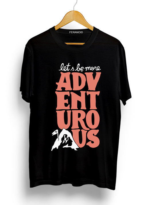 ADVENTUROUS BLACK T-SHIRT