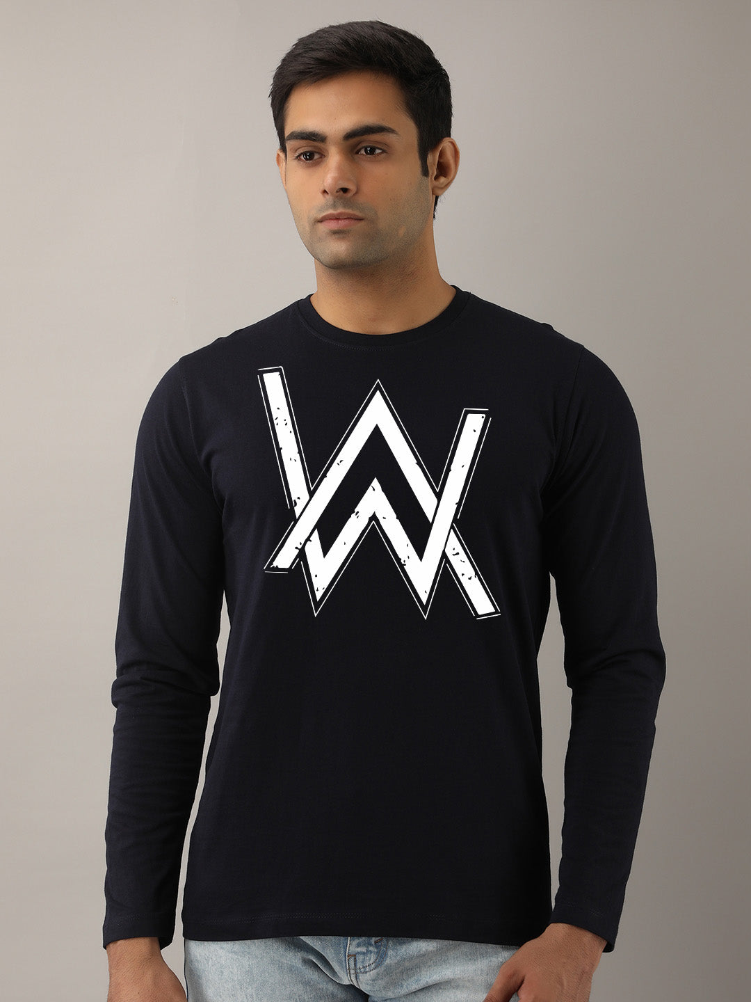 ALAN WALKER BLUE FULL SLEEVES T-SHIRT
