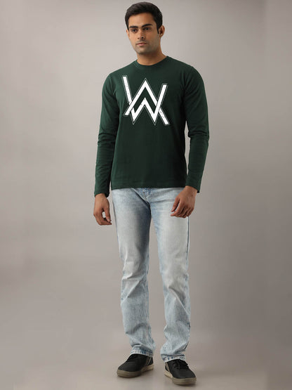 Alan Walker Grey Full Sleeves T-Shirt