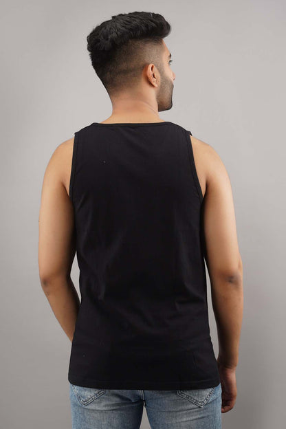 Alone Black Sleeveless T-Shirt