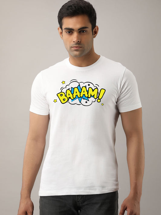 Baam White T-Shirt