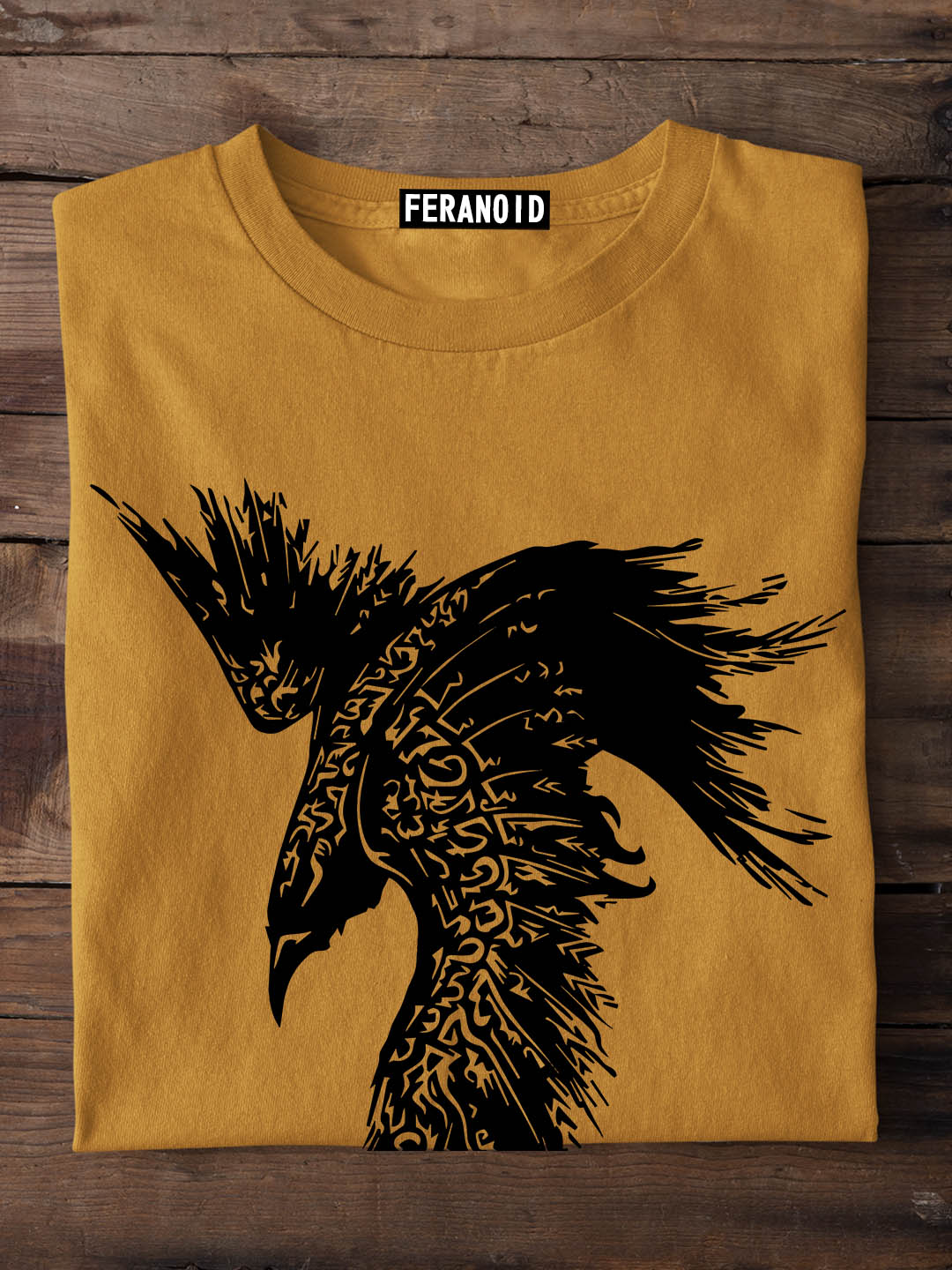 Black Bird Mustard T-Shirt