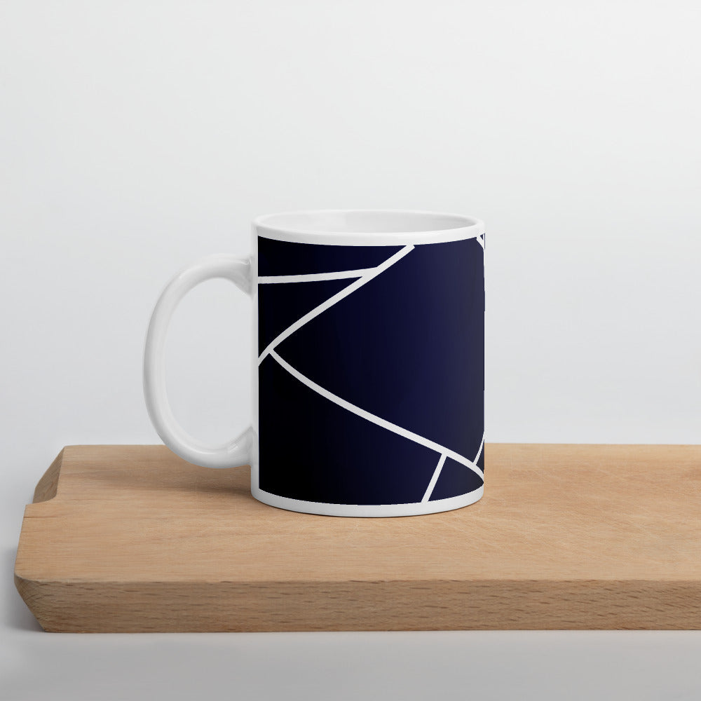 BLUE DESIGN COFFEE MUG