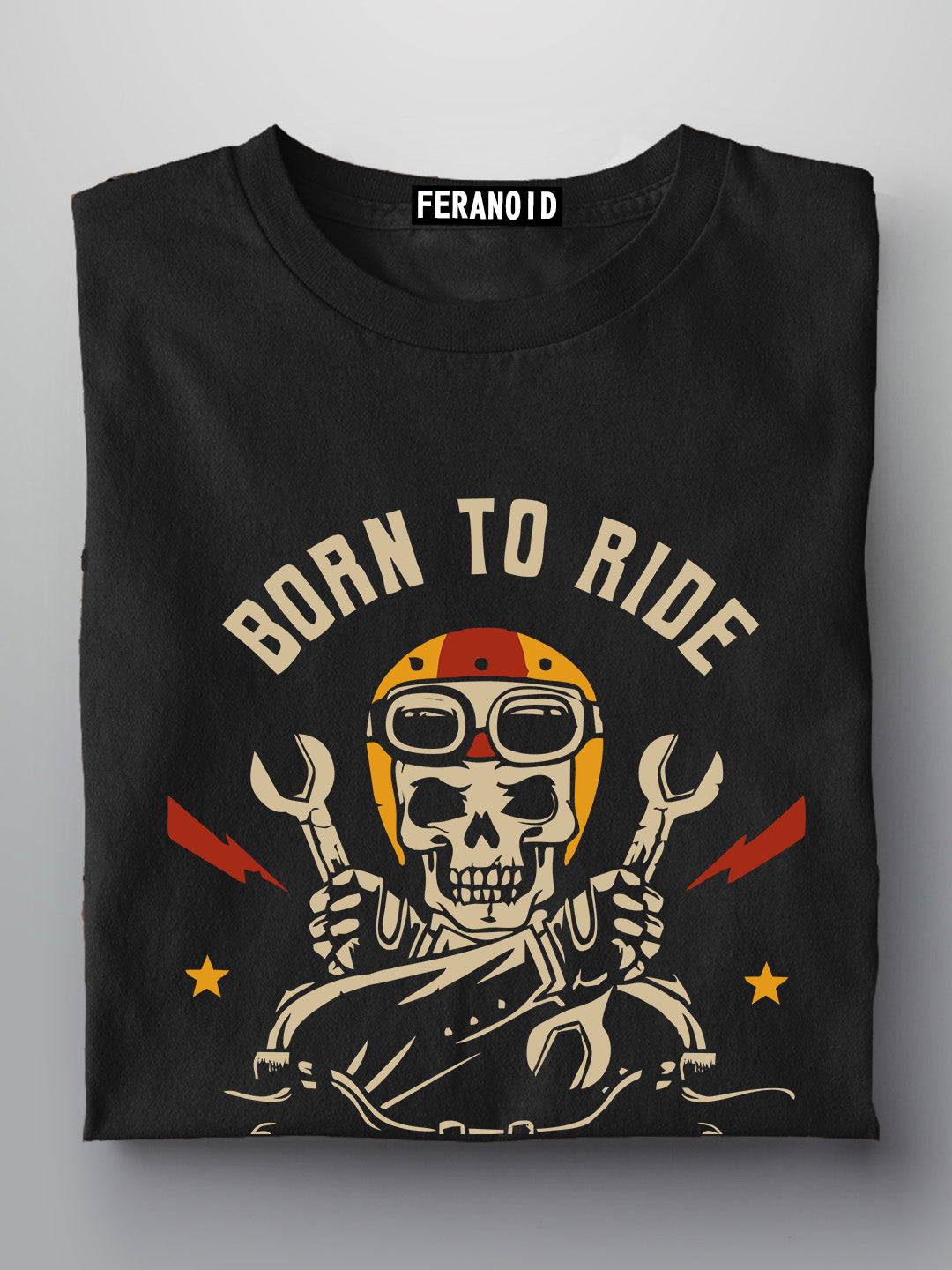 Born To Ride Blue T-Shirt