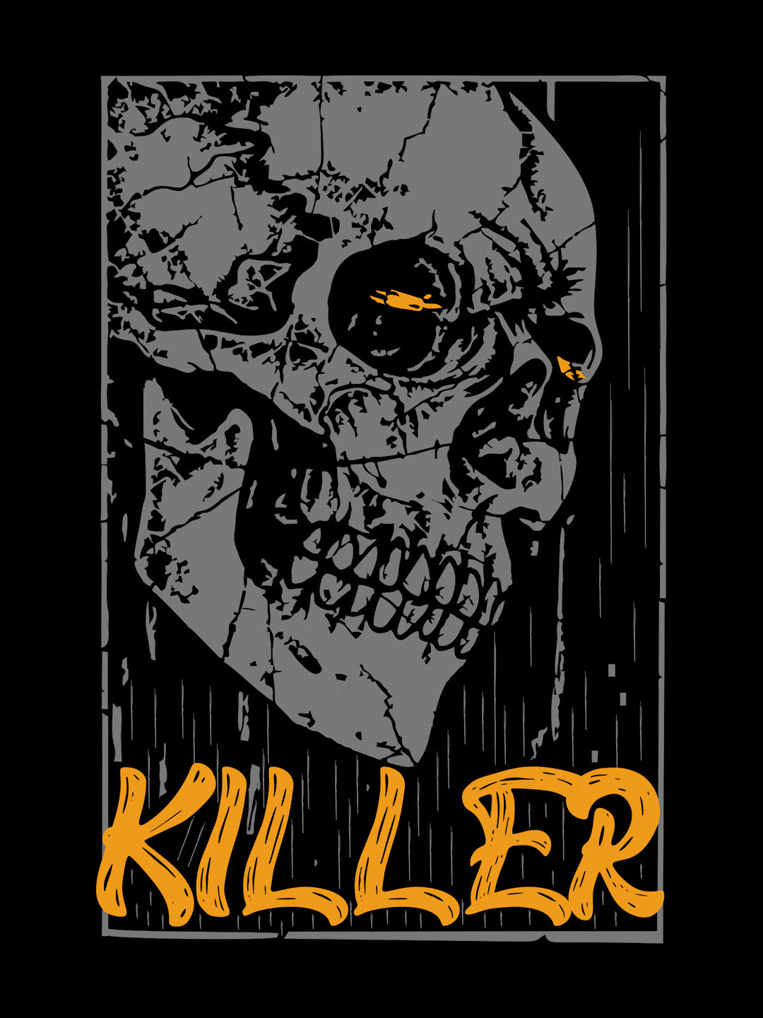 Broken Frame Killer Black Half Sleeve T-Shirt