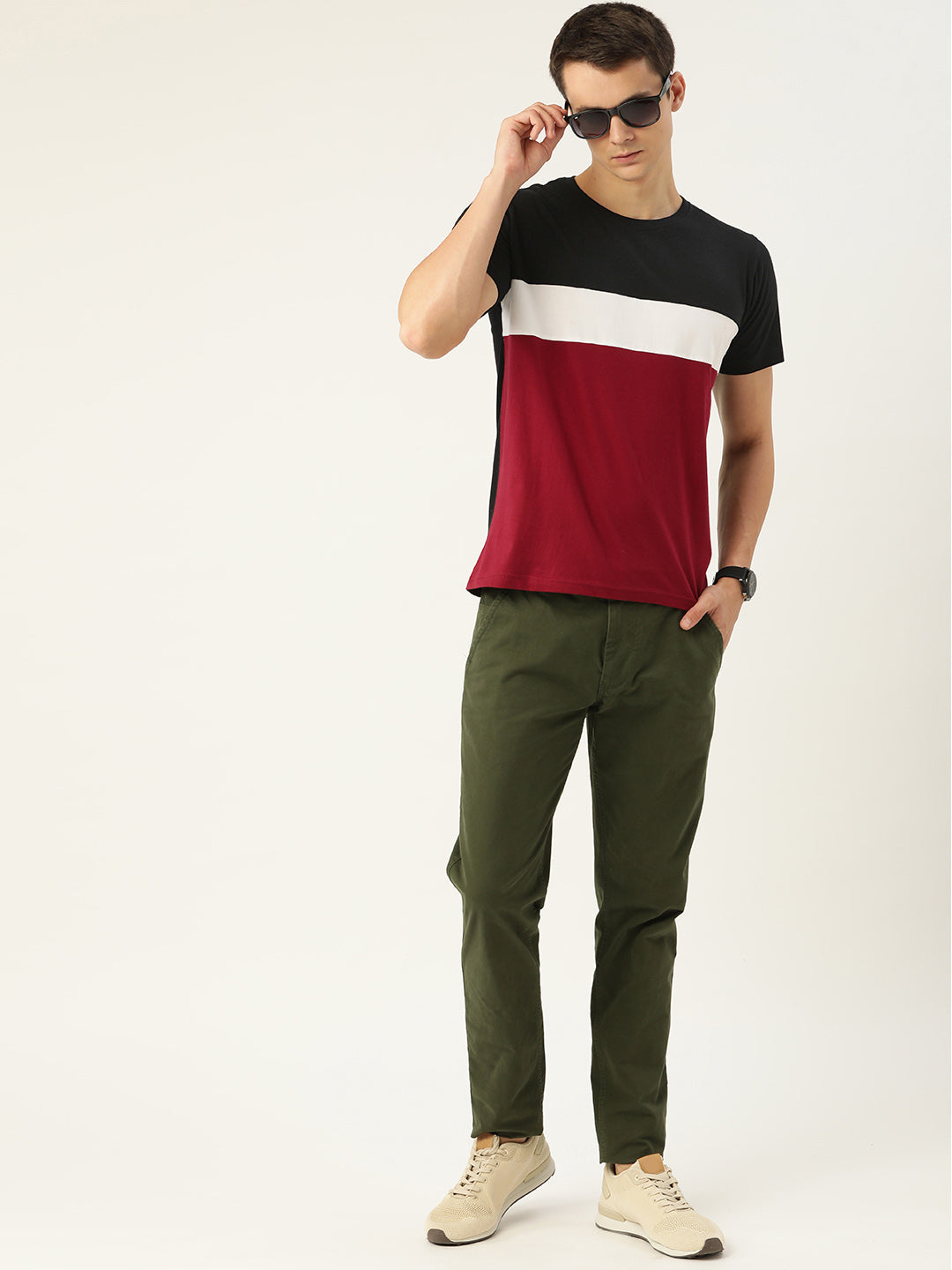 Cb Black Maroon T-Shirt