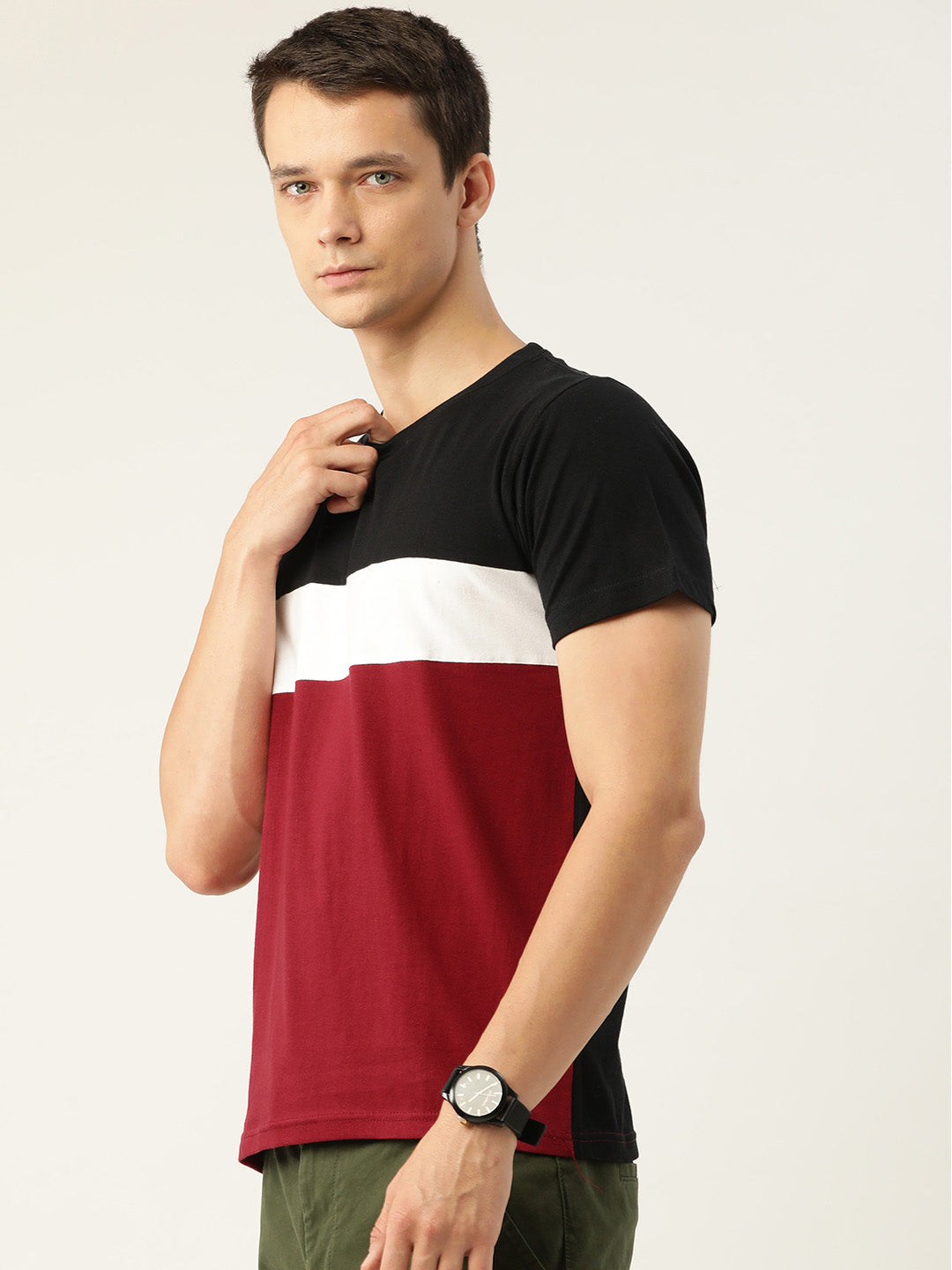 Cb Black Maroon T-Shirt